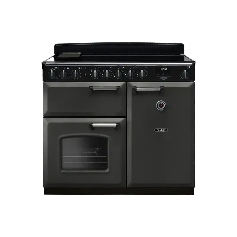 Laatste Versie Falcon Classic Deluxe 100 Slate Chroom inductie fornuis 2026