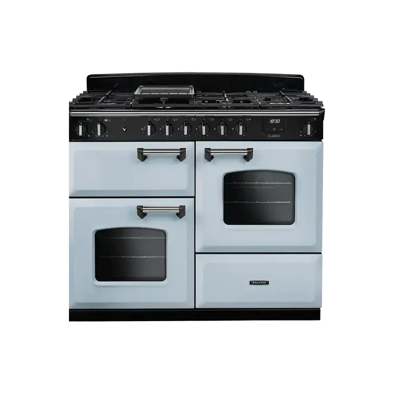Weekendaanbieding Falcon  Classic 110 Misty Blue gasfornuis 2026