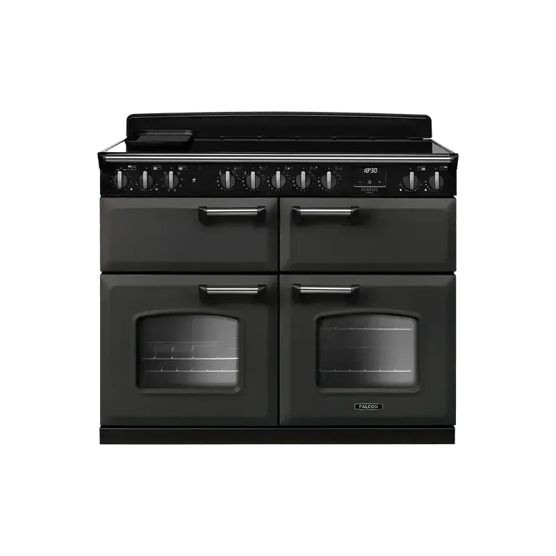 Premium Falcon Classic Deluxe 110 Slate Chroom inductie fornuis sudderoven 2026