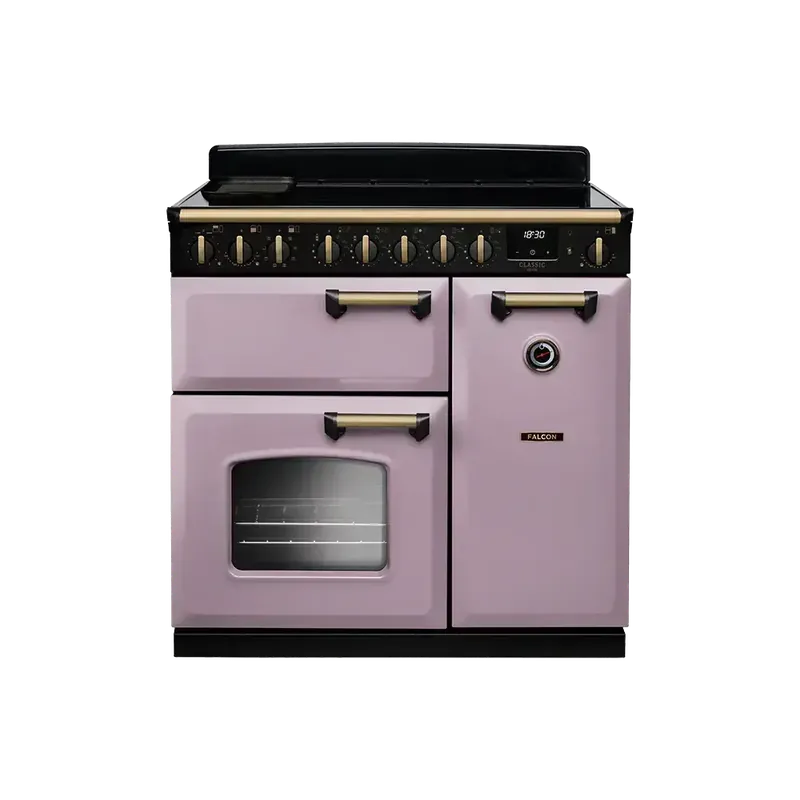 Meest Verkocht Falcon Classic Deluxe 90 Heather Antiek Messing inductie fornuis 2026