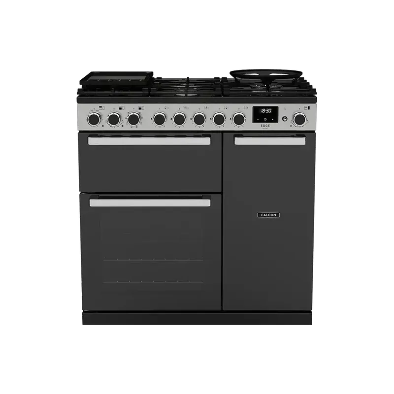 Snelle Levering Falcon Edge Deluxe 90 Zwart gasfornuis