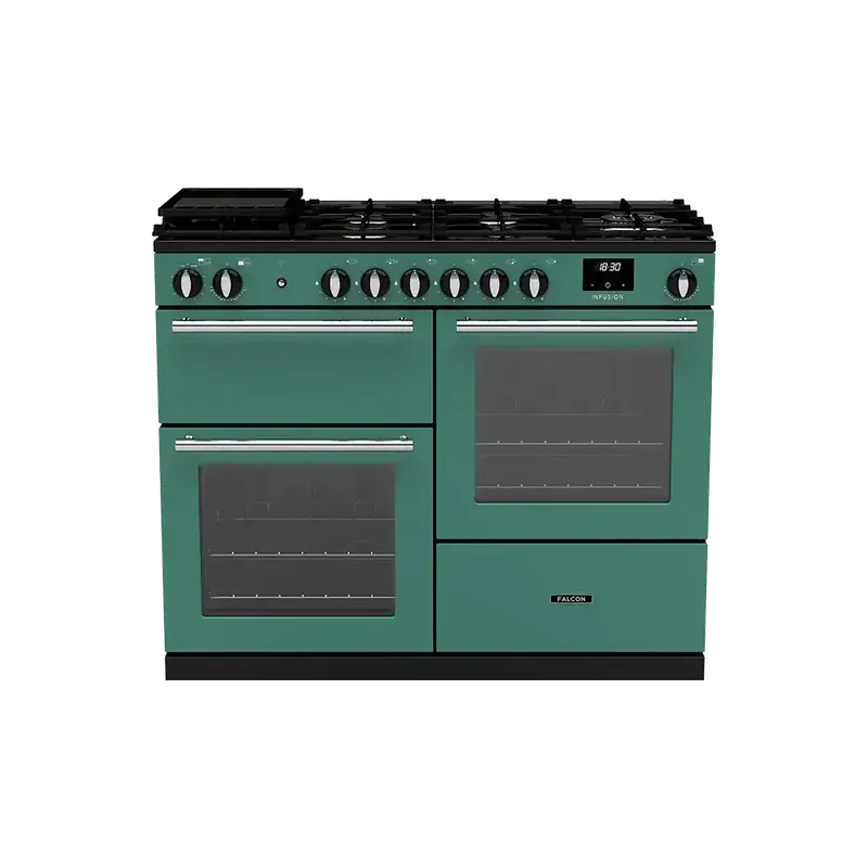 Weekendaanbieding Falcon  Infusion 110 Mineral Green gasfornuis 2026