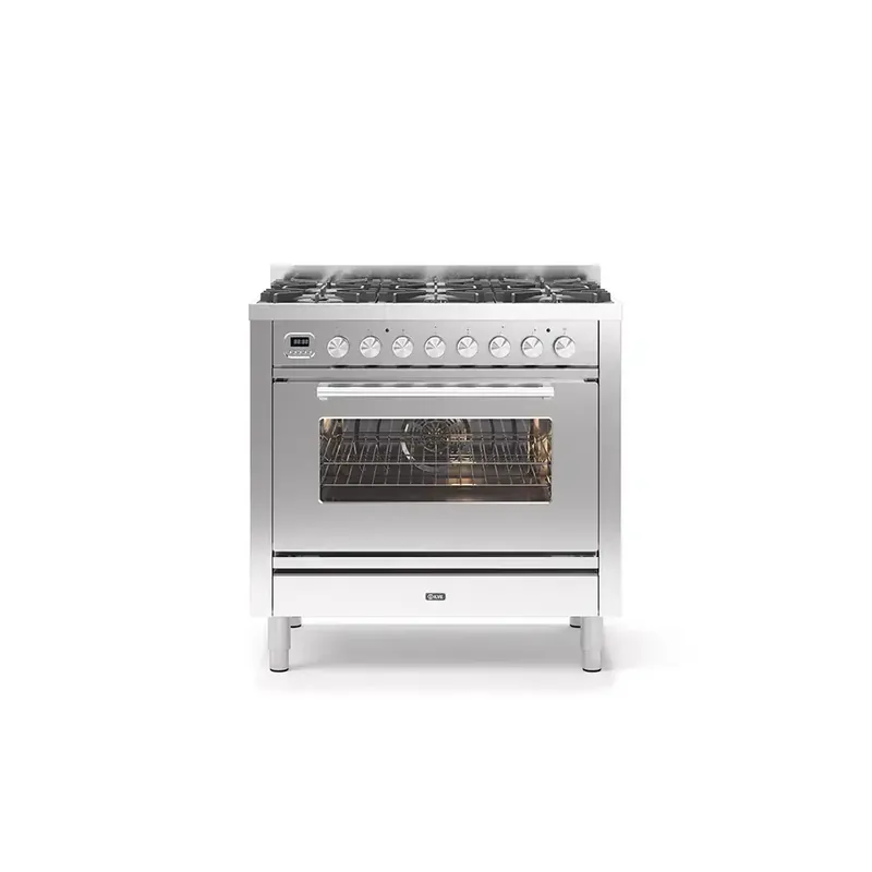 Populair ILVE P096WE3/SS gasfornuis