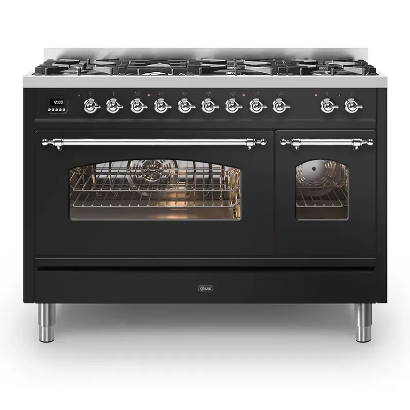 Snelle Levering ILVE P127NE3/BKC gasfornuis