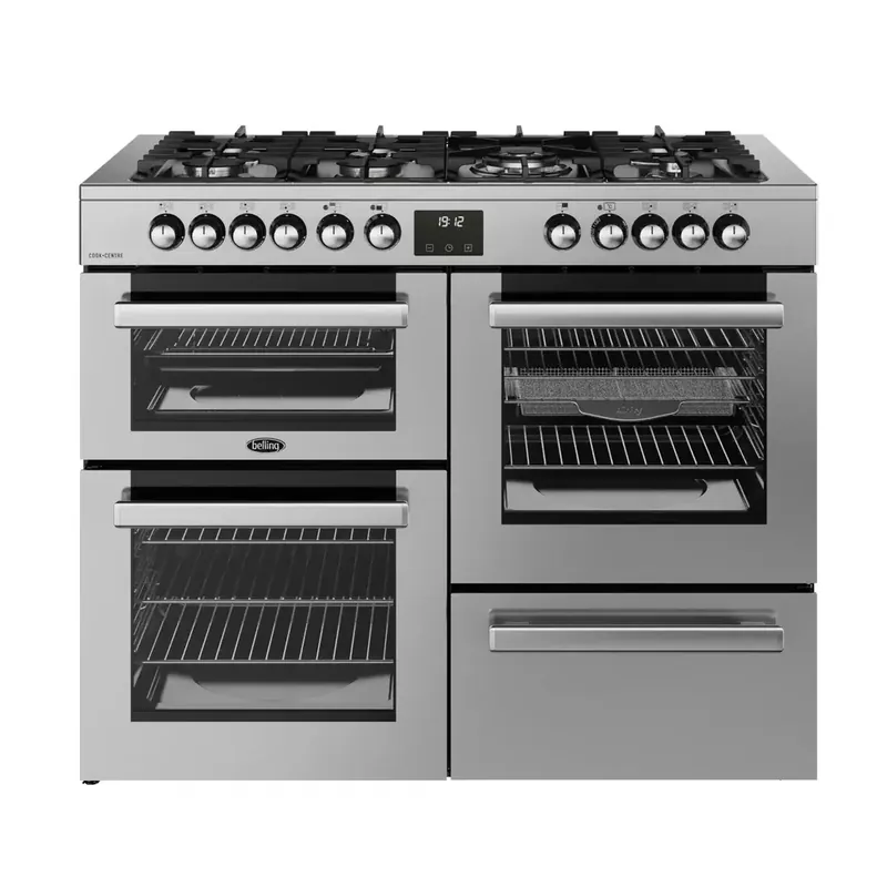 Koopje Belling  Cookcentre 110 DF RVS gasfornuis
