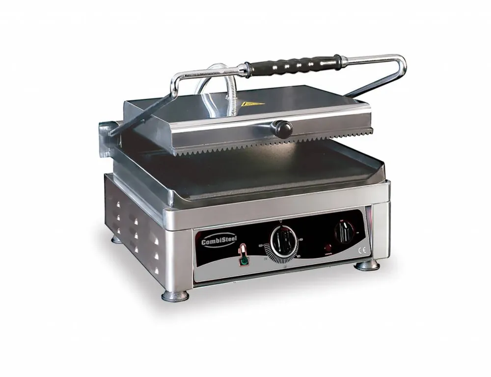 Actieprijs Contactgrill glad/gegroefd - 410x500x(h)300mm - 230V-2,5kW