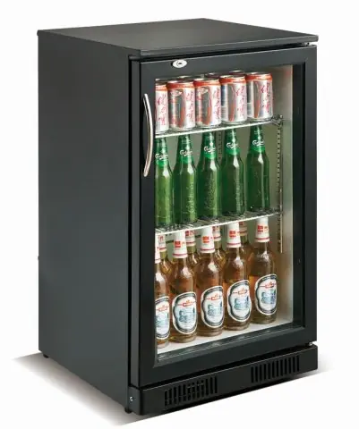 Alleen Vandaag Barkoelkast - Glazen deur - 98 liter 500x500x(h)900mm - LED