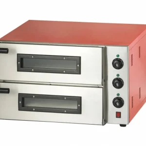 Populair Pizza Oven Elektrisch Dubbel - Pizza 45 cm - 2 stuks - 685x675x(h)430mm