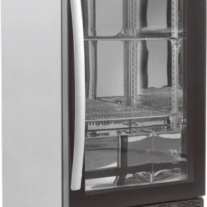 Barkoelkast met Glazen Deur - Robuuste Handgreep - LED - Geforceerd - Koelmiddel R600A - 180 watt - 500x500x(H)840mm Beperkte Voorraad