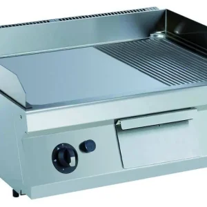 Gasbakplaat glad/gegroefd -14 kW - 800x700x(h)250mm Favoriet