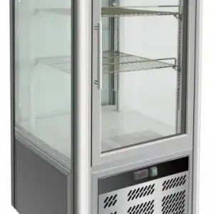 Gebaksvitrine 2 Niveau - 268 Liter - 70x70x(h)130cm Hete Deal