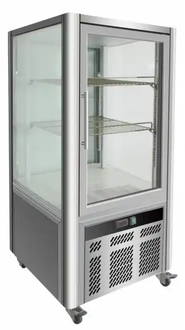 Gebaksvitrine 2 Niveau - 268 Liter - 70x70x(h)130cm Hete Deal