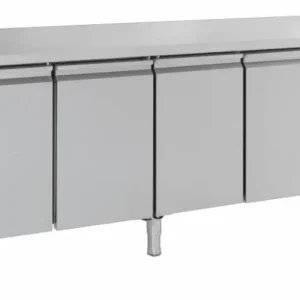 Superprijs Koelwerkbank 4 deurs - RVS - 223x70x(h)85cm
