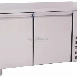 Bakkerij koeltoonbank RVS - circulerende lucht - 2 deuren - 1550x800x(h)850mm Bestel Nu