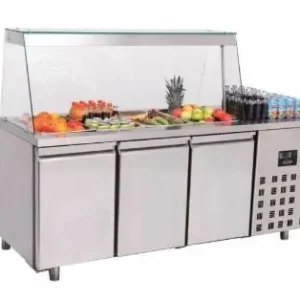 Weekendaanbieding Salade - circulerende lucht - 4x 1/1GN PAN- 1865x700x(h)850mm