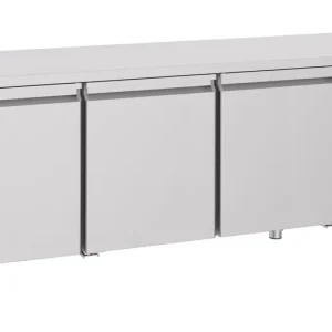 Alleen Vandaag Bakkerij Koelwerkbank RVS - 3 deuren - 2100x800x(h)850mm