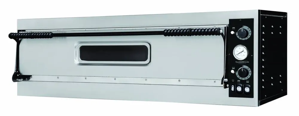 Pizzaoven Enkel, 3 Pizza's Ø350mm - 4400W - 1305x600x413(h)mm Fabrieksprijs