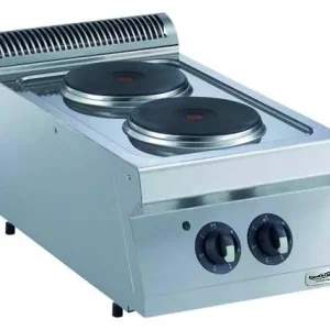 Express Levering Fornuis Elektrisch 2 Branders- 2 x 2,6kw - 400v - 400x750x(h)250mm
