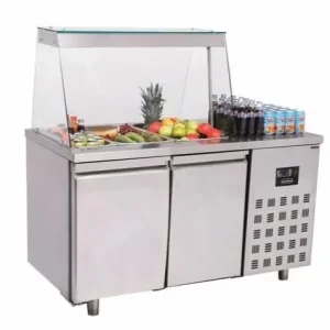 Salade - circulerende lucht - 3x 1/1GN PAN- 1400x700x(h)850mm Merkproduct