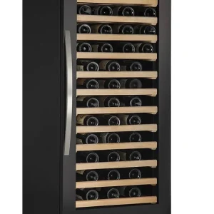 Wijnkoelkast Zwart - 122 Flessen - 330 Liter - met LED Verlichting - 595x735x(H)1411mm Merkproduct