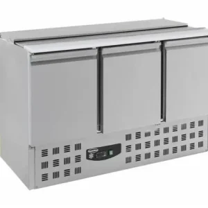 Salade RVS - 3 deuren - 1370x700x(h)870mm Veilige Betaling