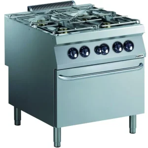 Gasfornuis Pro900 - 4 pits - 4x10kW - 800x900x(h)850mm Beperkt Aanbod