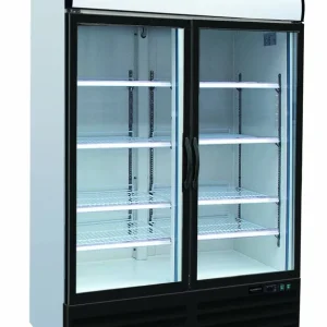 Weekendaanbieding Vrieskast 2 Glasdeuren - 1079 Liter - Geforceerd, Koelmiddel R404A - 1370x700x1990(h)mm