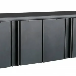 Alleen Vandaag Barkoelkast - 4 Blinde Klapdeuren - 698 Liter - 2542x513x(h)860mm