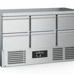 Bestel Nu Koelwerkbank - 6 laden - 368 Liter - 137x70x(h)85cm