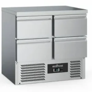 Beste Prijs Koelwerkbank - 4 laden - 220 Liter - 90x70x(h)87,6cm