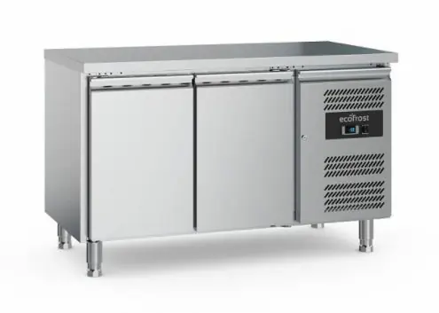 Alleen Vandaag Koelwerkbank - RVS - 2 deurs - 282 liter - 136x70x(h)85cm