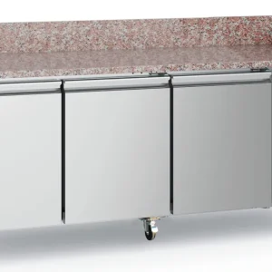 Pizzawerkbank - RVS - 3 deurs - 202x80x(h)100cm Koop Online