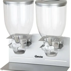 Verdeler voor Ontbijtgranen - Dubbel - Inhoud 3,5 Liter - 360x170x(H)395mm Dagaanbieding
