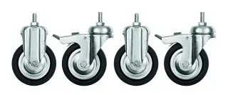 Superprijs Zwenkwielen - 2 Geremd - voor Deegmachine