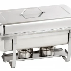 Chafing Dish - Chroomnikkelstaal - Extra Diep - 1/1GN - 100mm diep - 605x350x(H)305mm Beperkt Aanbod