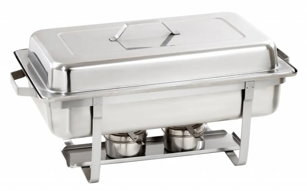 Chafing Dish - Chroomnikkelstaal - Extra Diep - 1/1GN - 100mm diep - 605x350x(H)305mm Beperkt Aanbod
