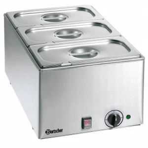 Bain Marie - Chroom-nikkelstaal - 3x1/3 GN - 338x540x(H)248mm Merkproduct