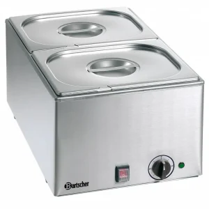 Bain Marie - Chroom-nikkelstaal - 2x1/2GN - 150mm diep - 338x540x(H)248mm Merkproduct