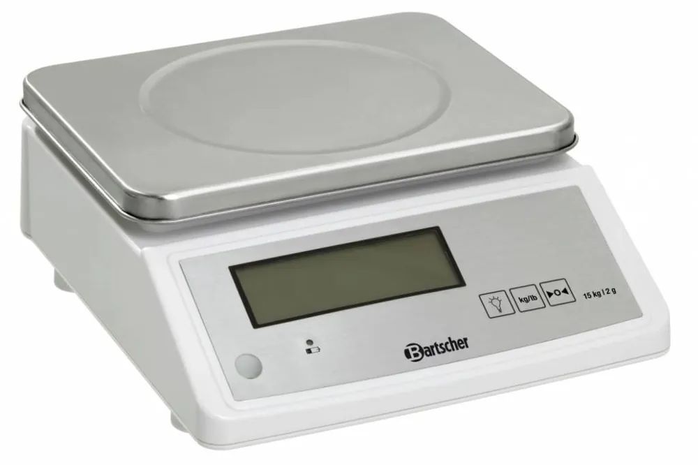 Beperkte Voorraad Electronische Keukenweegschaal - Max. 15 kg - weergave vanaf 2 gr