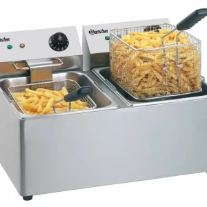 Gecertificeerd Elektrische friteuse - 2x 8L