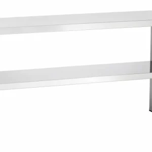 Etagere Roestvrij Staal Dubbel, B 800 mm Express Levering