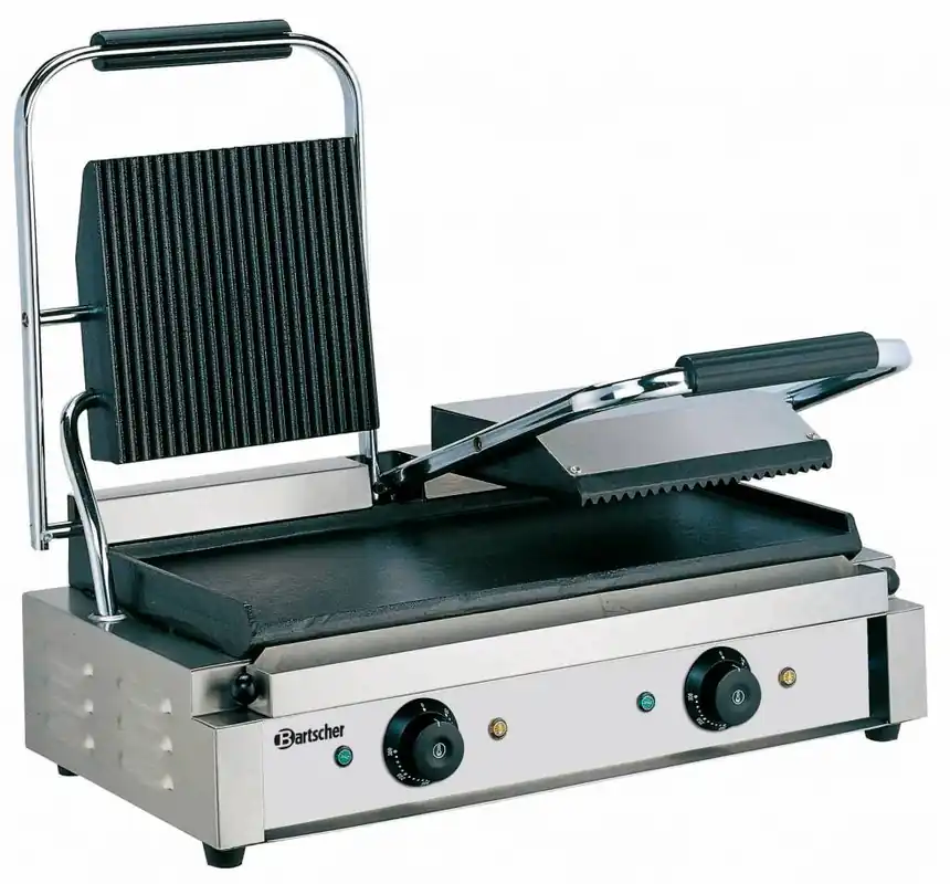 Tijdelijk Beschikbaar Elektrische dubbele contact grill - 57x37x(h)20 - 3600W