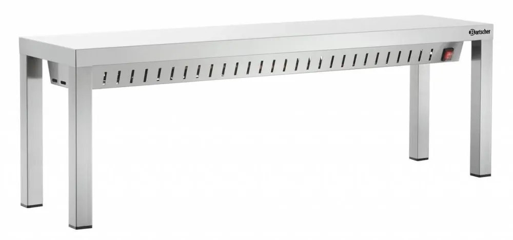 RVS warmtebrug - 220-240V - 1 warmtelamp - 800x300x(h)400mm Rechtstreeks Van De Fabrikant