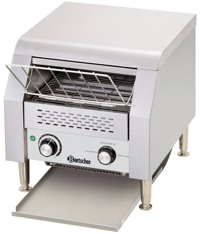 Tijdelijk Beschikbaar Doorlooptoaster 150 sneetjes per uur - RVS - 36,8x44x(H)38,5cm - 2240W