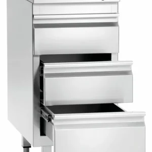 RVS ladekast 3 lades 400x700x(h)850mm Tijdelijk Beschikbaar