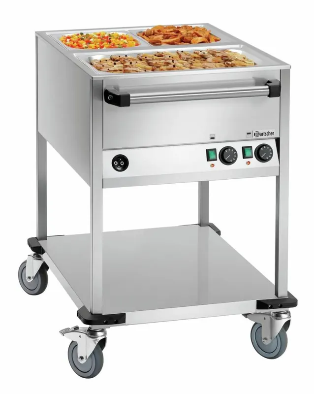 Serveerwagen - 2 x 1/1GN- 655x900x(h)910mm Merkproduct