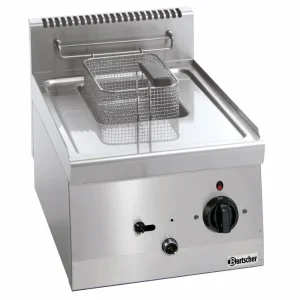 Elektrische Friteuse - 6L - 600 - 230V - 3,3kw - Vast Verwarmingselement - 400x600x(H)290mm Bestseller
