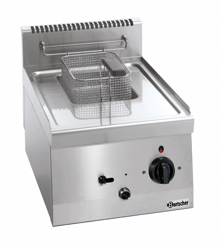 Elektrische Friteuse - 6L - 600 - 230V - 3,3kw - Vast Verwarmingselement - 400x600x(H)290mm Bestseller