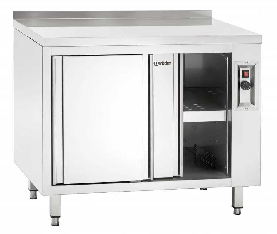 Warmkast met Schuifdeuren en Tussenschap - 2kw - 200x70x(h)85cm Nieuw