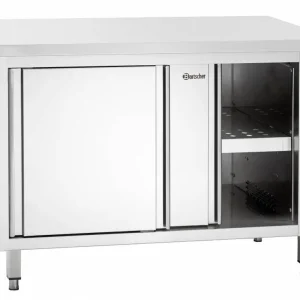 Koop Vandaag Warmkast met schuifdeuren en tussenschap -2kW - 120x70x(h)85/90cm